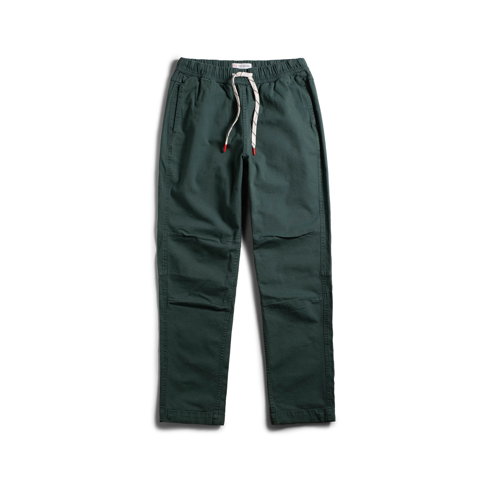 Front View of Topo Designs Dirt Pants Classic - Women's in "Evergreen"
