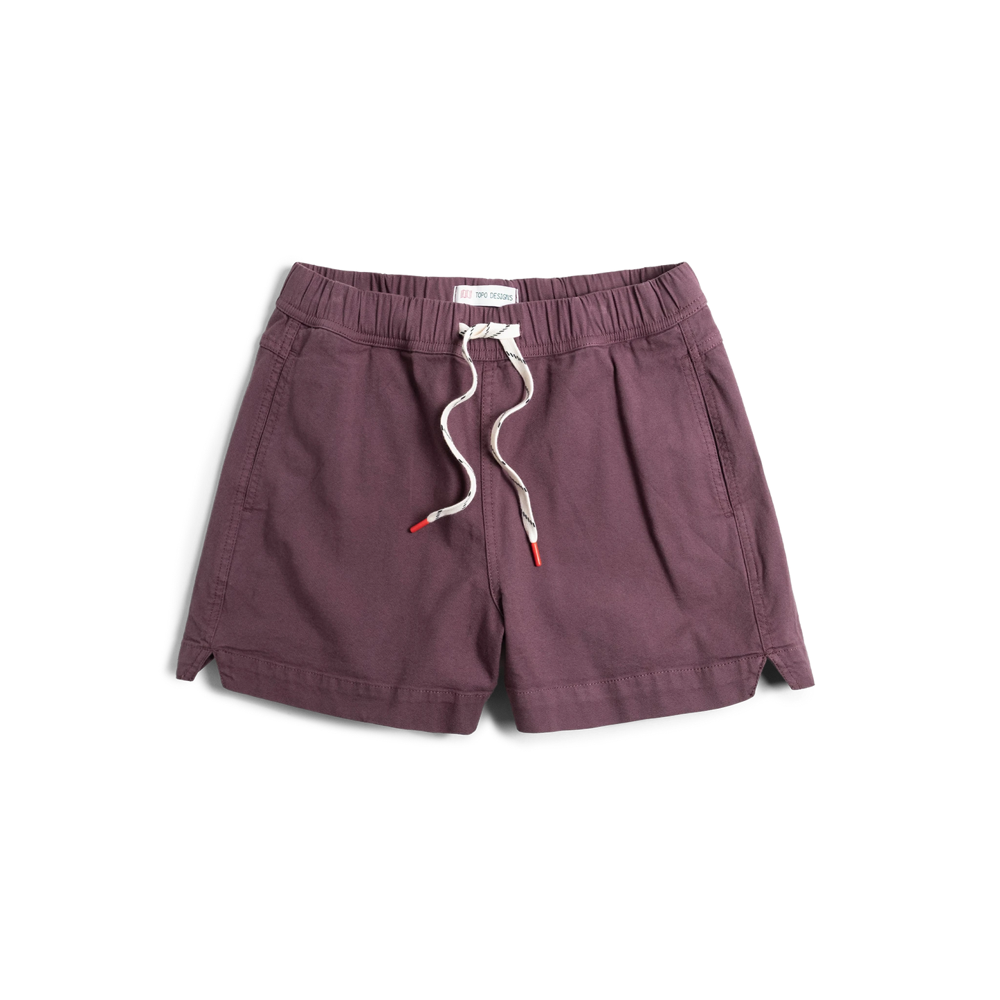 Front View of Topo Designs Dirt Shorts - Women's in "Huckleberry"