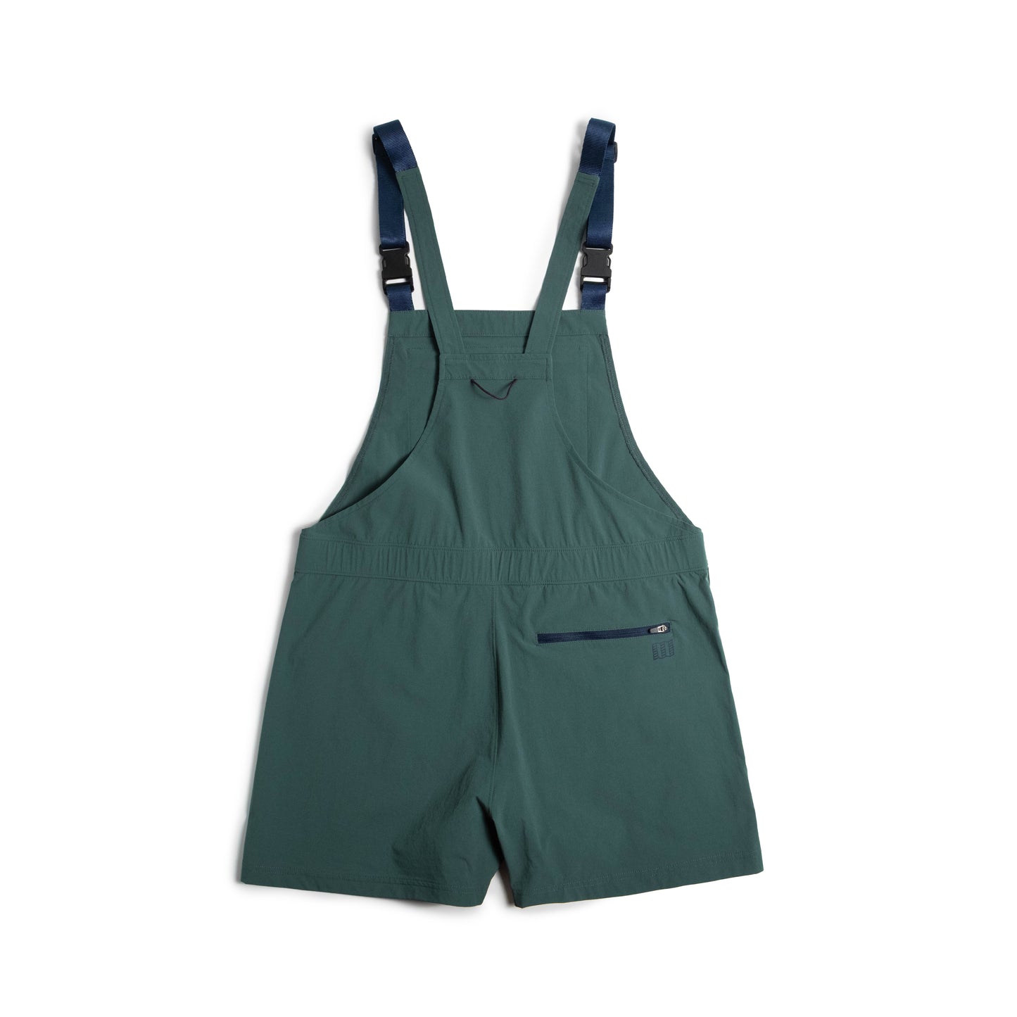 Back View of Topo Designs Roads Romper - Women's in "Evergreen"