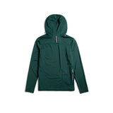 Back View of Topo Designs Sun Hoodie - Women's in "Dark Pine"