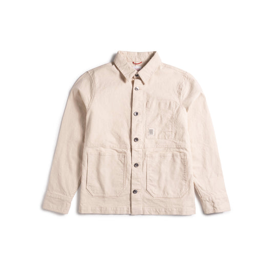Front shot of Utility Jacket Women's in "Undyed"