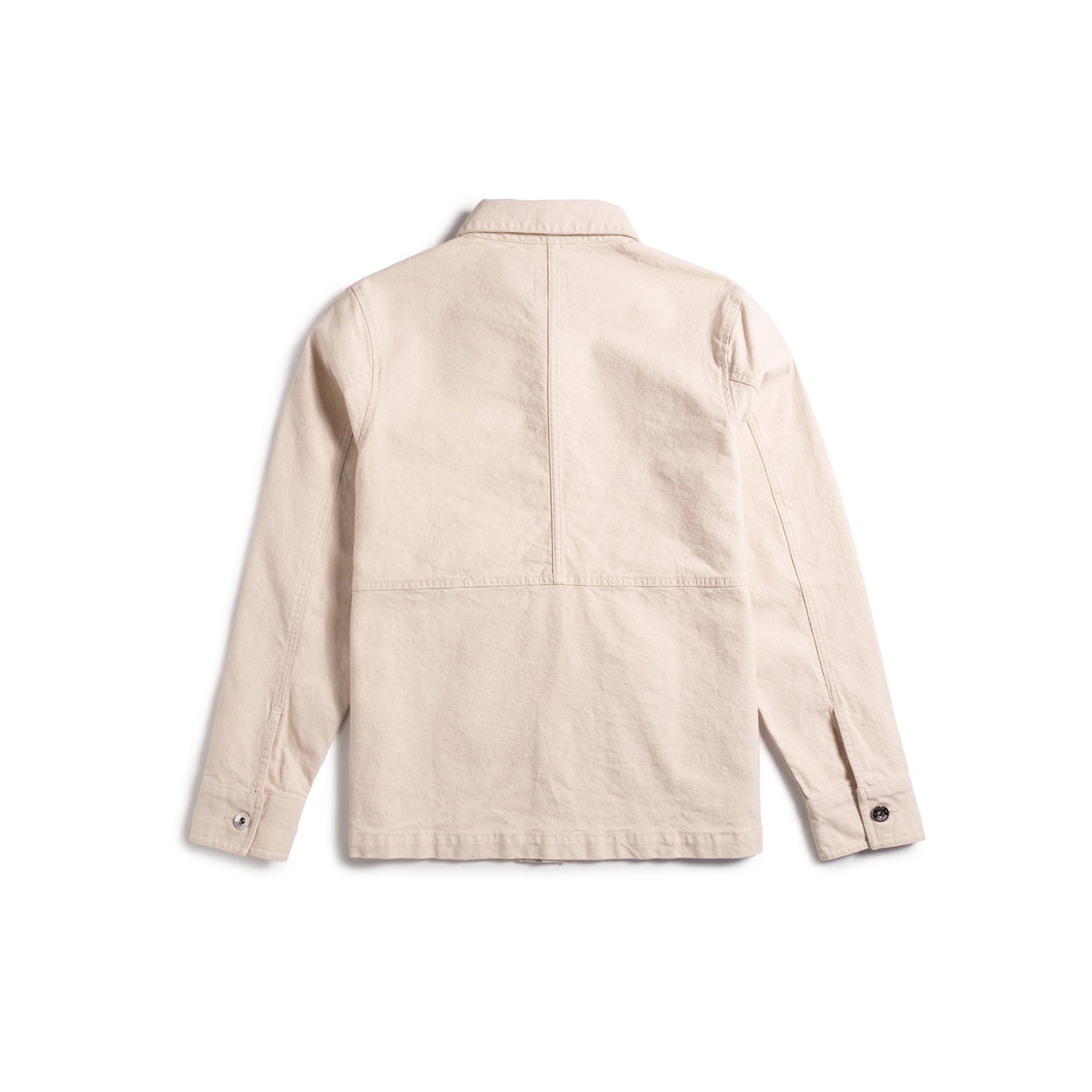 Back shot of Utility Jacket Women's in "Undyed"