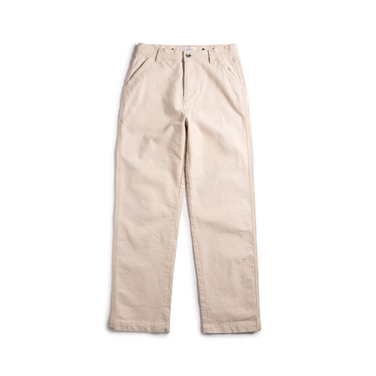 Front shot of Topo Designs Utility Pants Undyed - Women's in "Undyed"