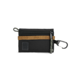 Front View of Topo Designs Mountain Accessory Bag in "Black / Neutral"