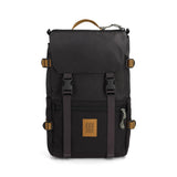 Front View of Topo Designs Rover Pack Classic in "Black / Neutral"