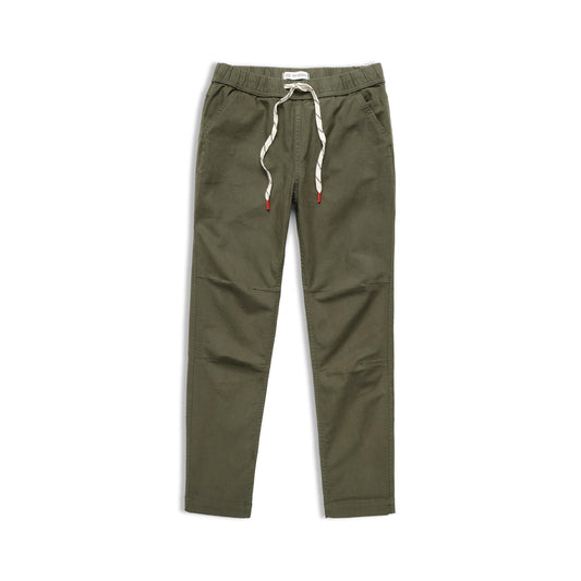 Front View of Topo Designs Dirt Pants Slim - Women's in "Beetle"