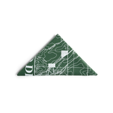 Topo Designs x Pine Printshop Bandana in "Denver Forest" folded