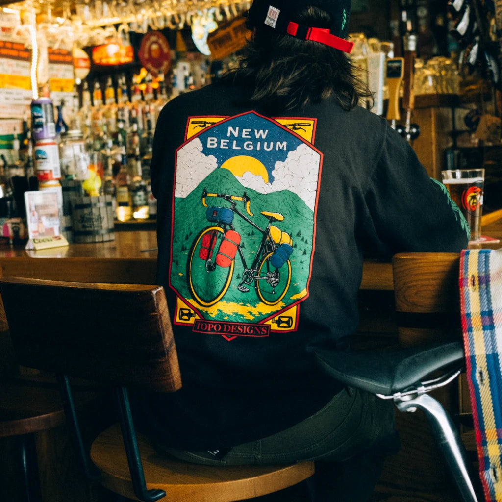 Topo Designs x New Belgium Brewing Graphic Tee Long Sleeve