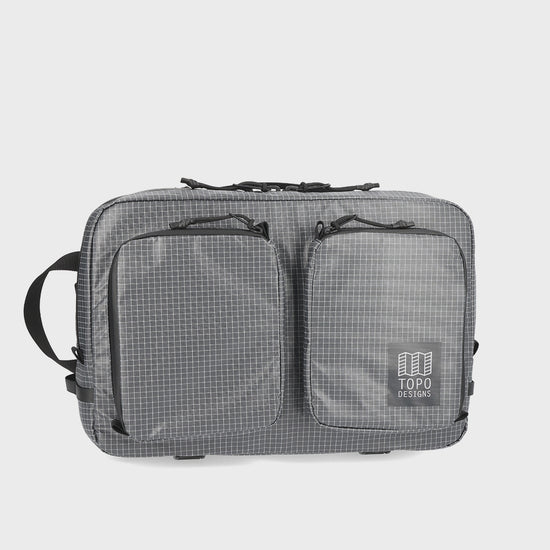 Video of Topo Designs Apex Briefcase in "Black Grid"