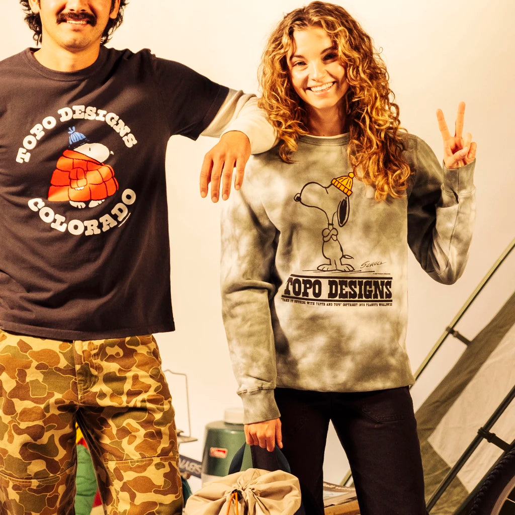 General lifestyle image of Topo Designs x TSPTR Outside Crew