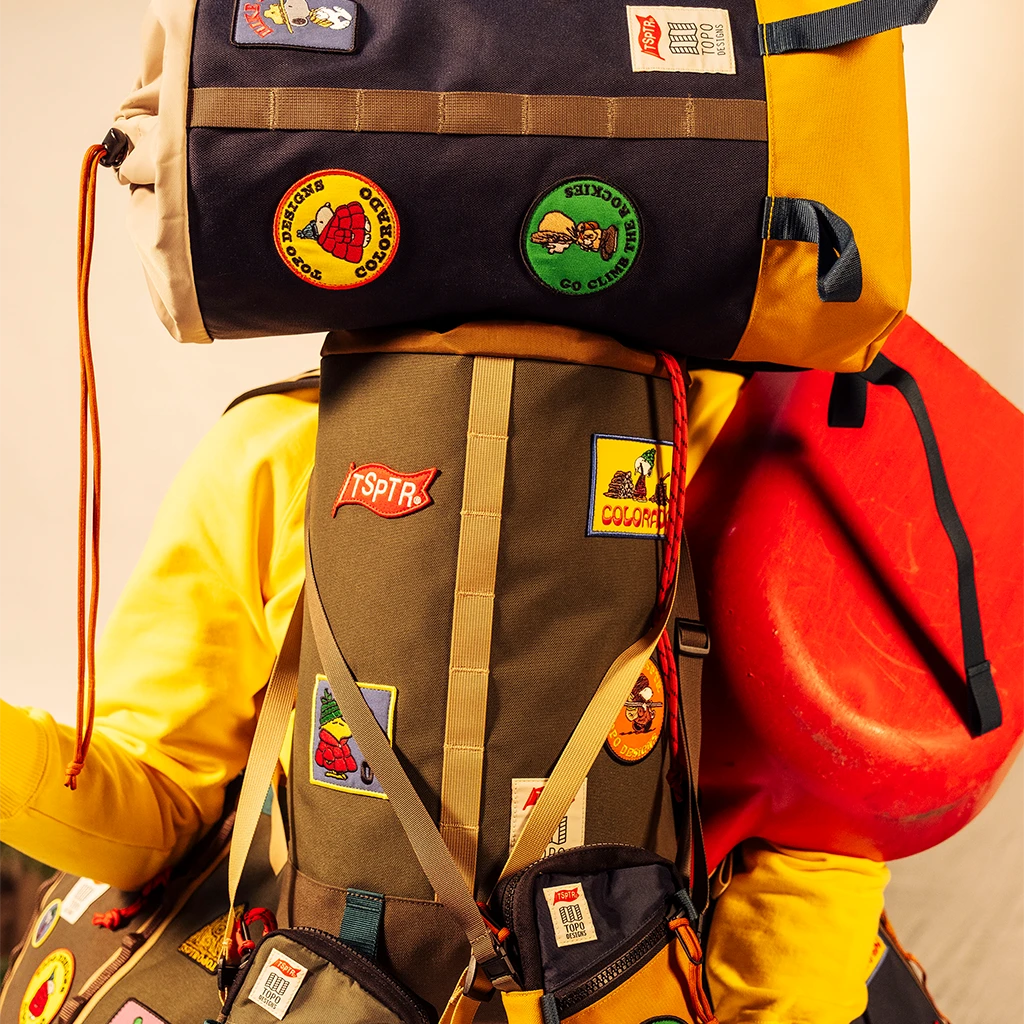 General lifestyle image of Topo Designs x TSPTR Cosmos Backpack