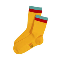 Product shot of Topo Designs Sport Socks in "Yellow"