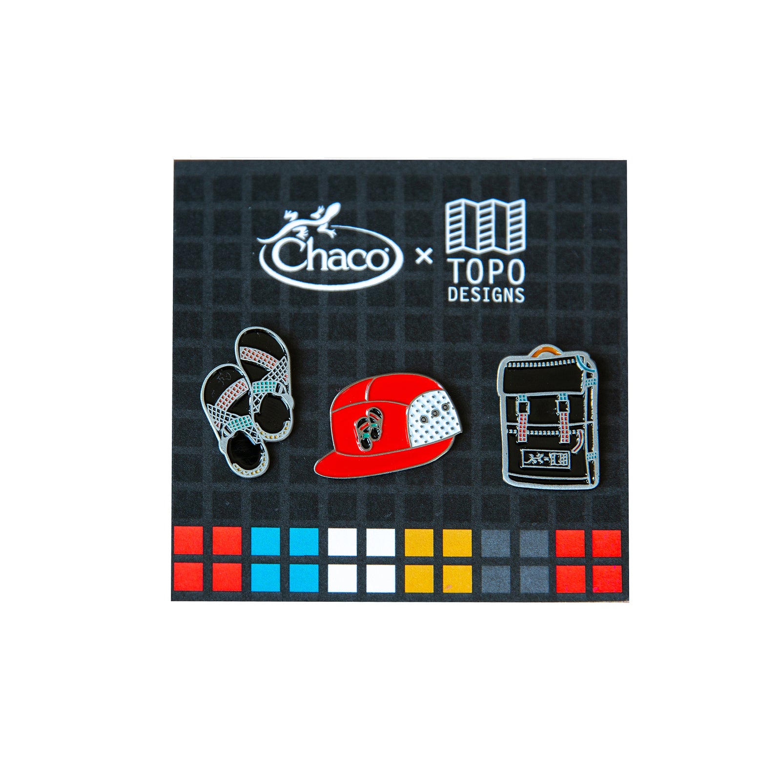 Topo Designs x Chaco Pin Set