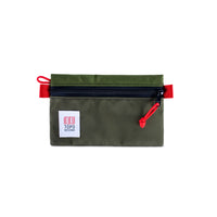Front product shot of Topo Designs Accessory Bag in "Small" "Olive - Recycled".