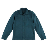 Topo Designs Men's Dirt shirt Jacket in "Pond Blue".