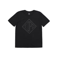Topo Designs Men's Diamond Tee 100% organic cotton short sleeve graphic logo t-shirt in "black".