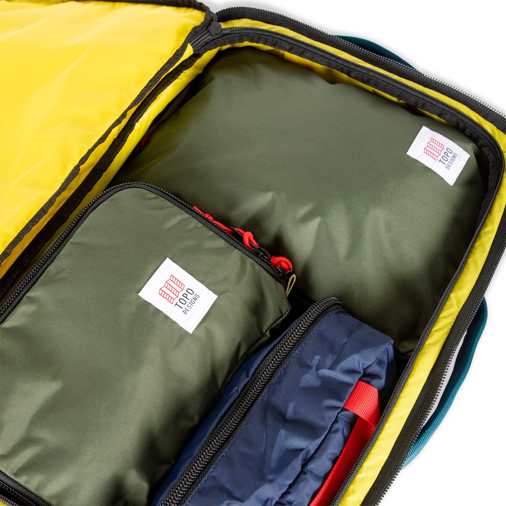 Topo Designs Global Travel Bag Roller - Black/Black