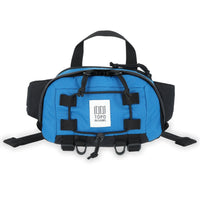 Topo Designs Mountain Hip Pack lumbar bum bag in "Blue".