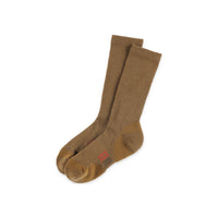 Topo Designs Town Socks in "Dark Khaki".