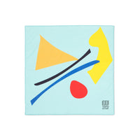 Topo Designs bandana in blue "Abstract - Final Sale" print.
