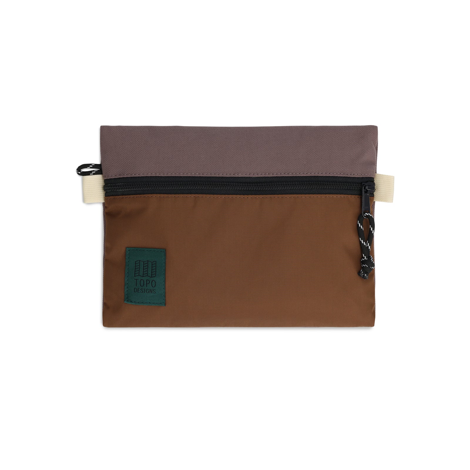 Topo Designs Accessory Bag in "Medium" "Peppercorn / Cocoa - Recycled"
