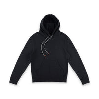 Topo Designs Men's Dirt Hoodie 100% organic cotton French terry sweatshirt in "black"