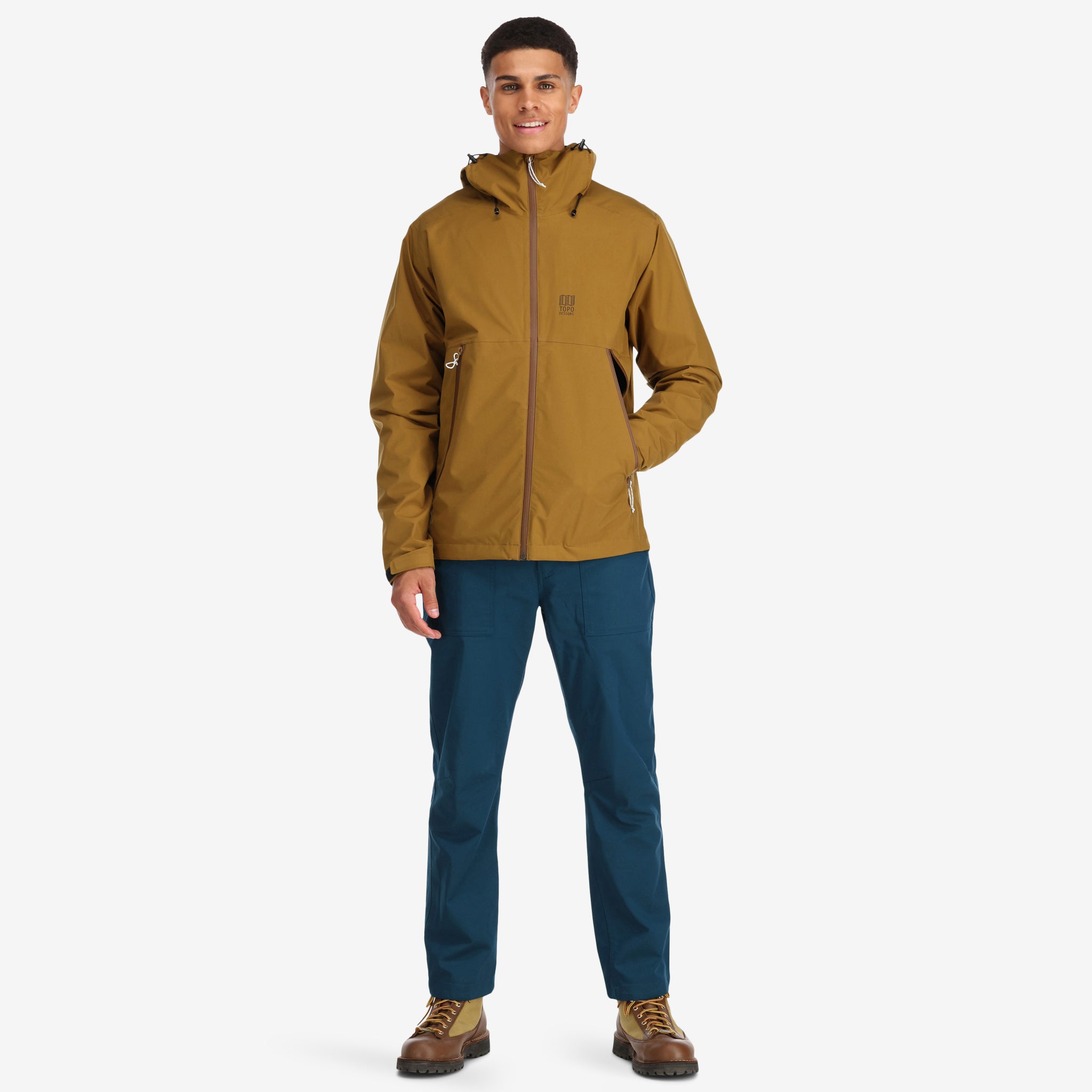 Coach Outlet Signature Denim Hooded Zip Up Jacket - Men's Jackets - blue, Size: 2X-Large