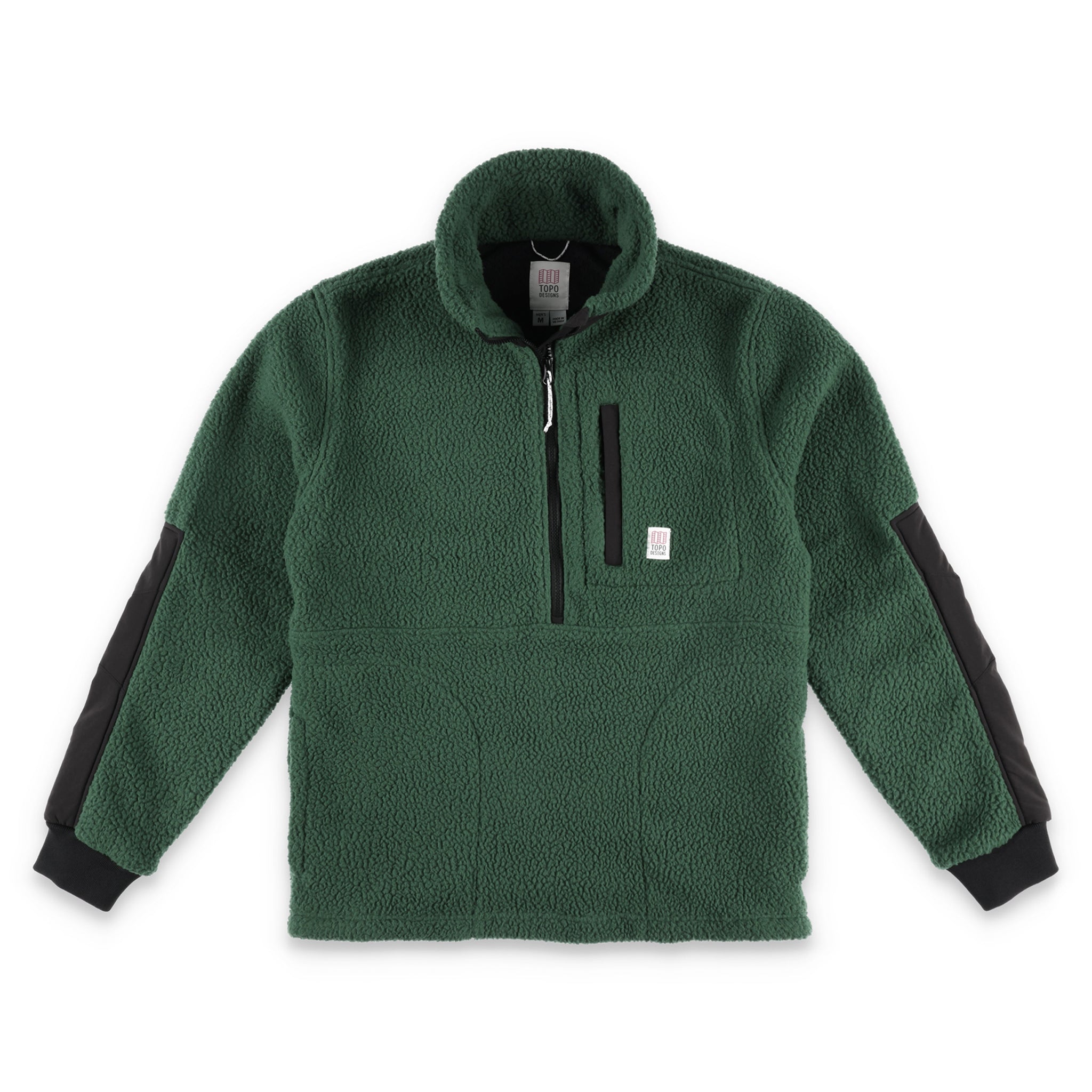 Topo Designs Men's Mountain Fleece Pullover Khaki XL