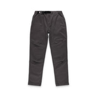 Topo Designs Men's Mountain Pants in organic cotton "charcoal" gray