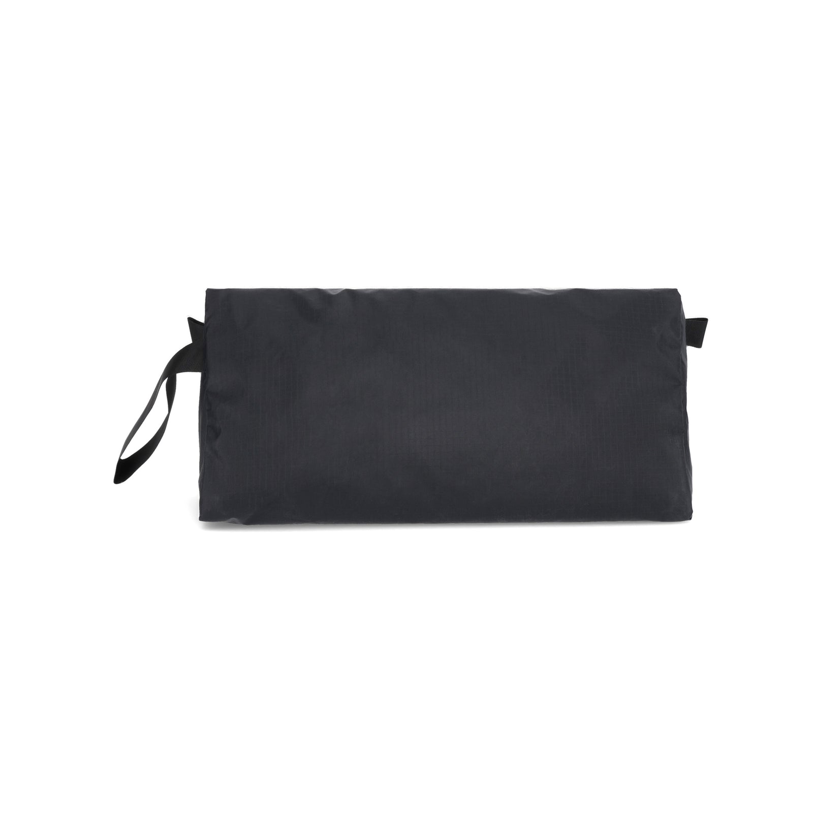 Back of Topo Designs TopoLite Dopp Kit ultralight toiletry bag for travel in "black"