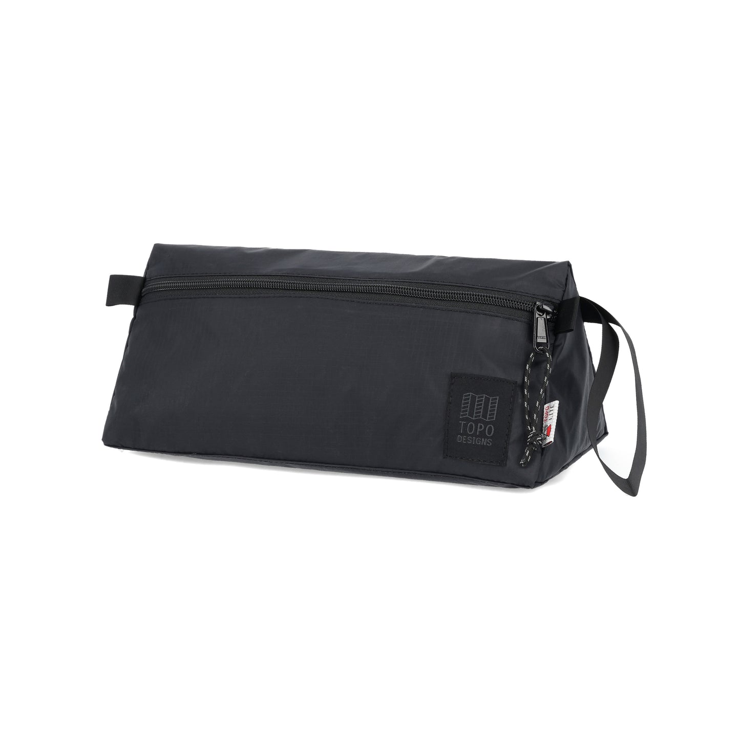 Topo Designs TopoLite Dopp Kit ultralight toiletry bag for travel in "black"