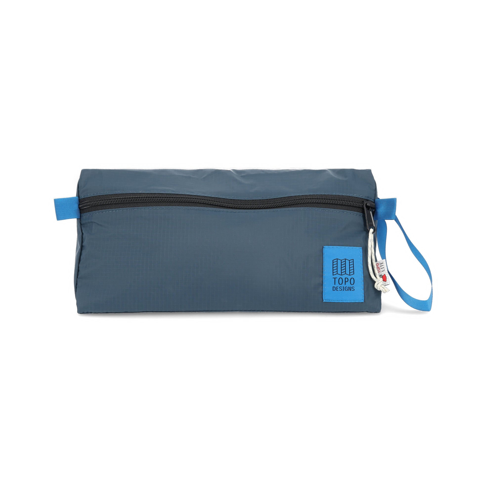 Topo Designs TopoLite Dopp Kit ultralight toiletry bag for travel in "pond blue"