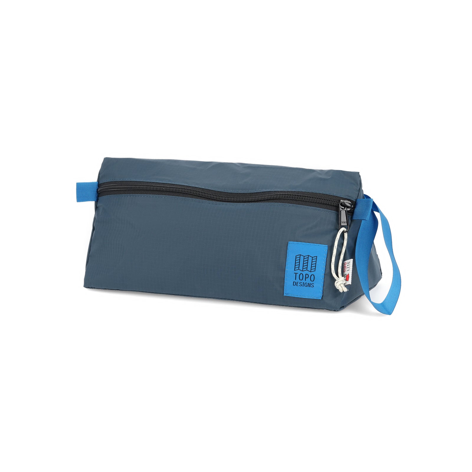 Topo Designs TopoLite Dopp Kit ultralight toiletry bag for travel in "pond blue"