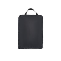 Back of Topo Designs TopoLite 10L Pack Bag ultralight packing cube for travel in "black"