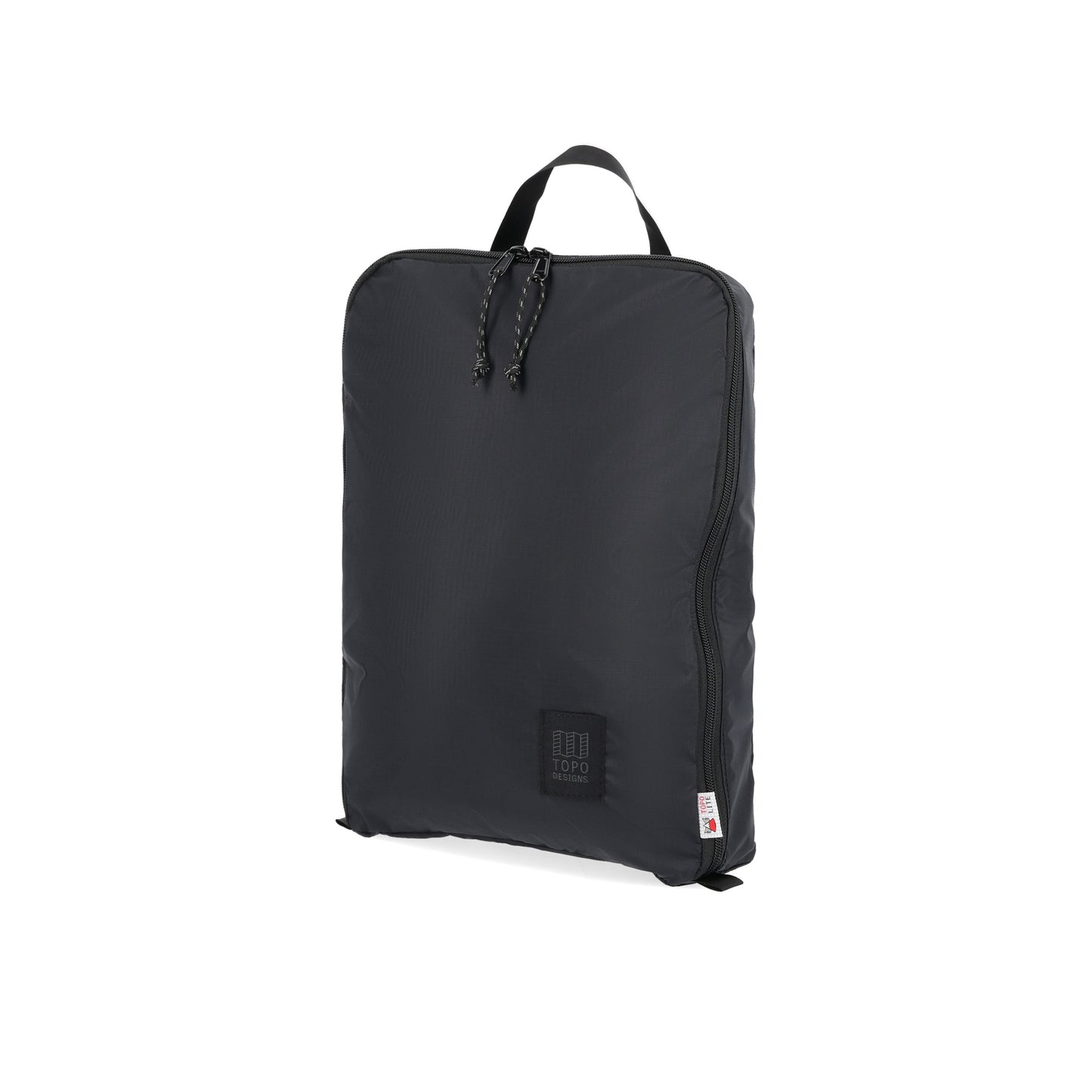 Topo Designs TopoLite 10L Pack Bag ultralight packing cube for travel in "black"