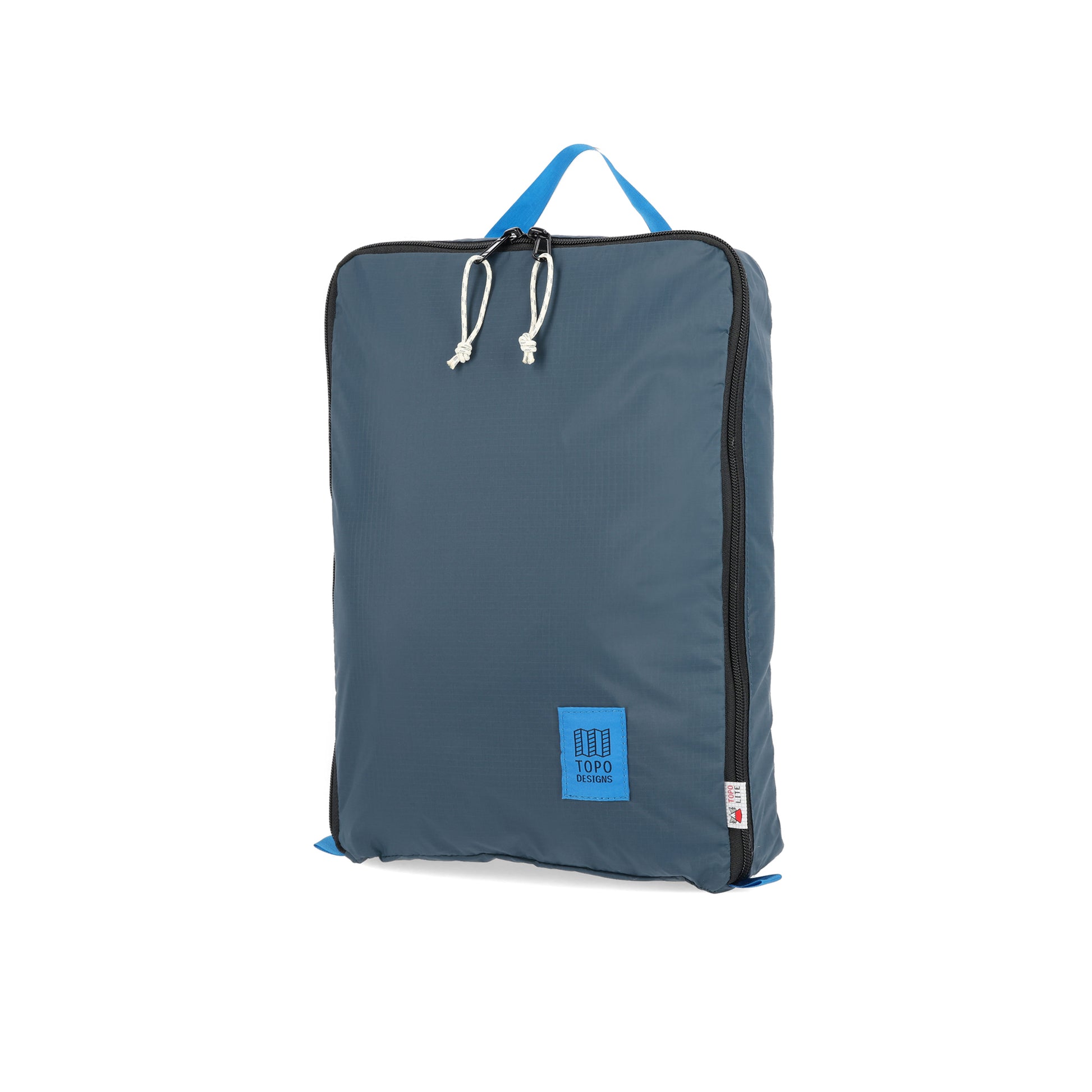 Topo Designs TopoLite 10L Pack Bag ultralight packing cube for travel in "pond blue"