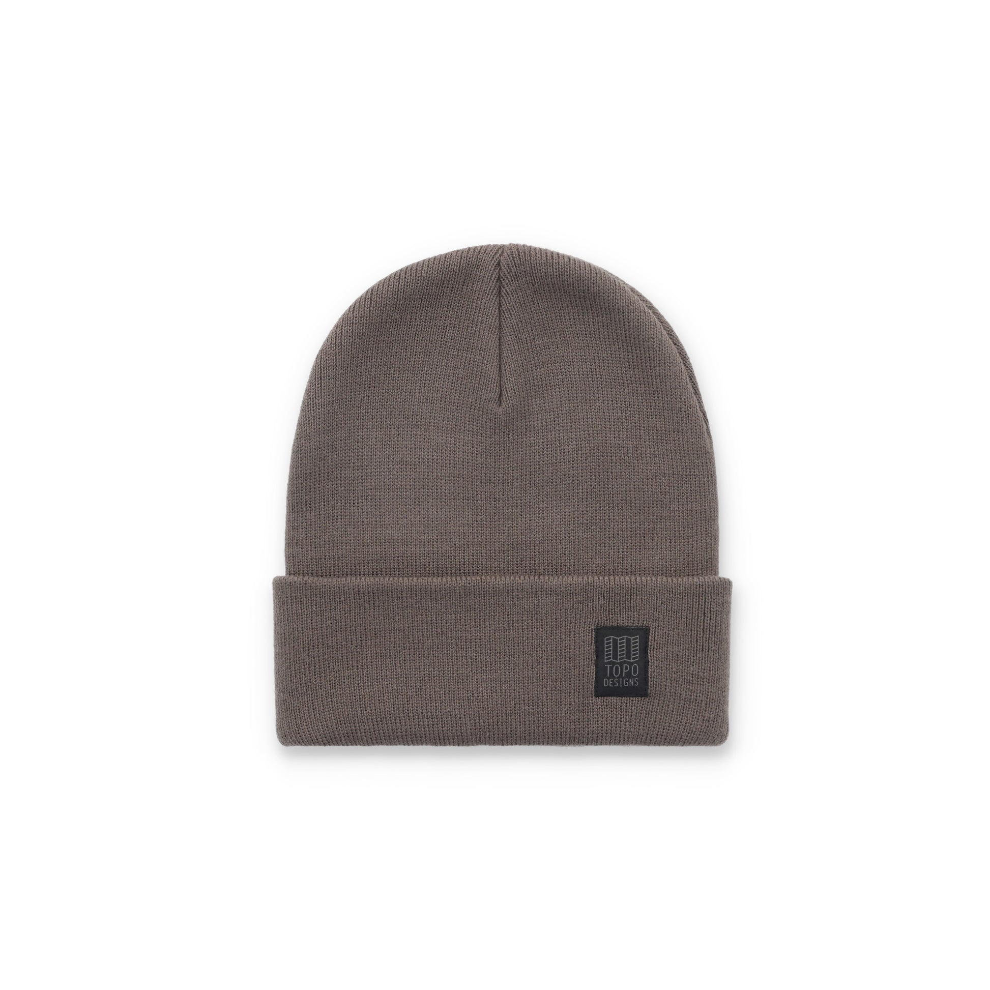 Topo Designs Work Cap cuffed beanie in "Charcoal" gray