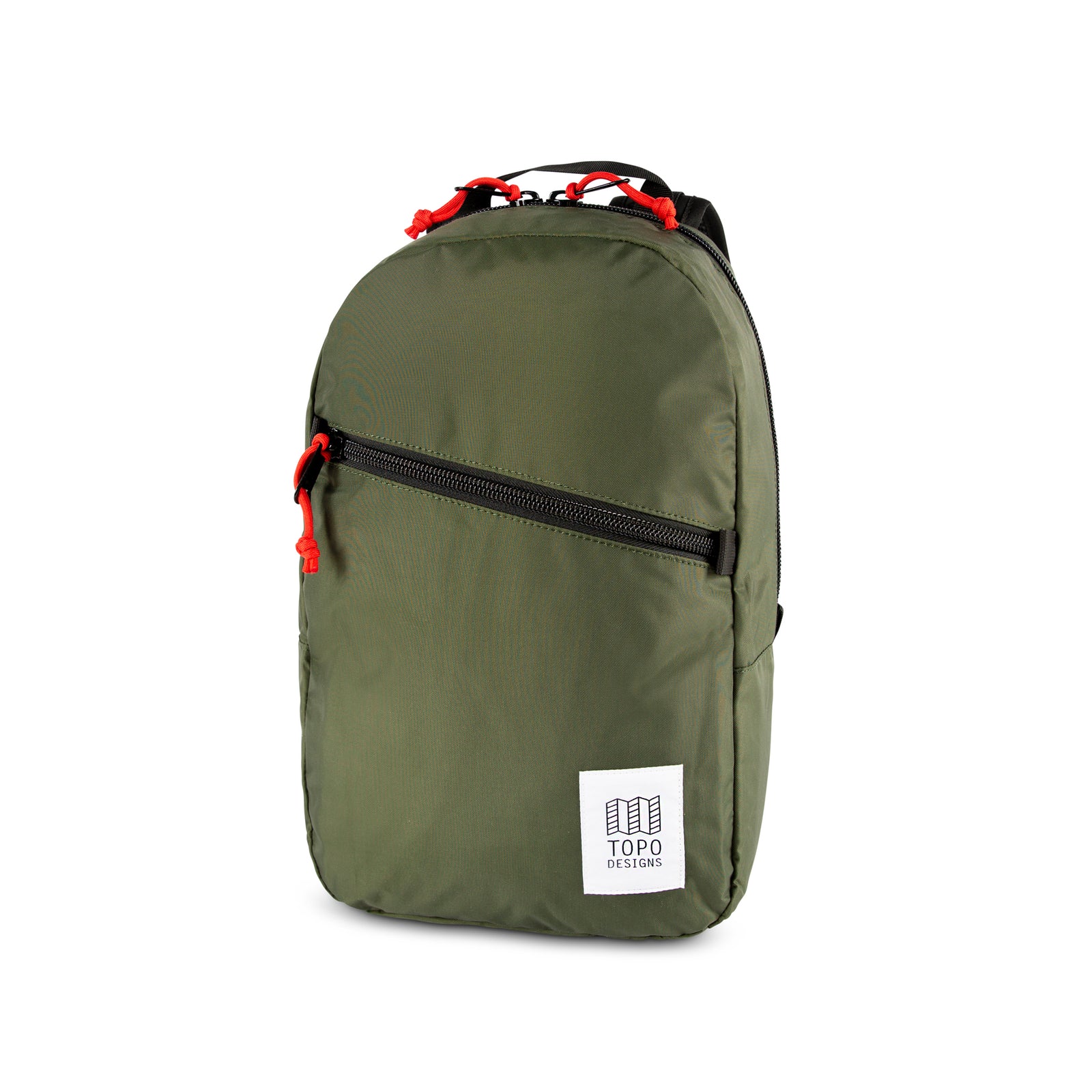 Topo Designs Light Pack laptop backpack in "Olive".