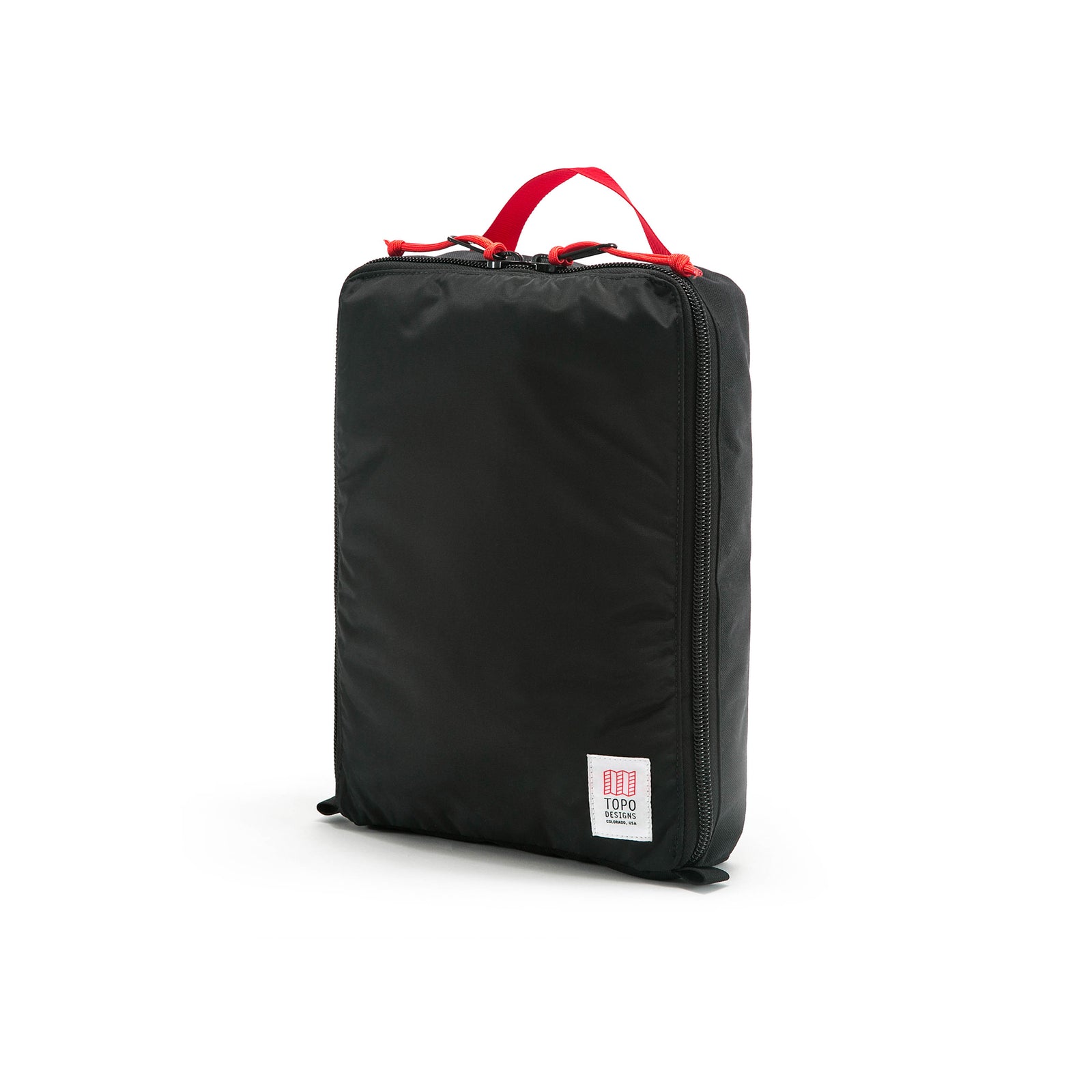 Topo Designs Pack Bag 10L travel packing cube in "Black".