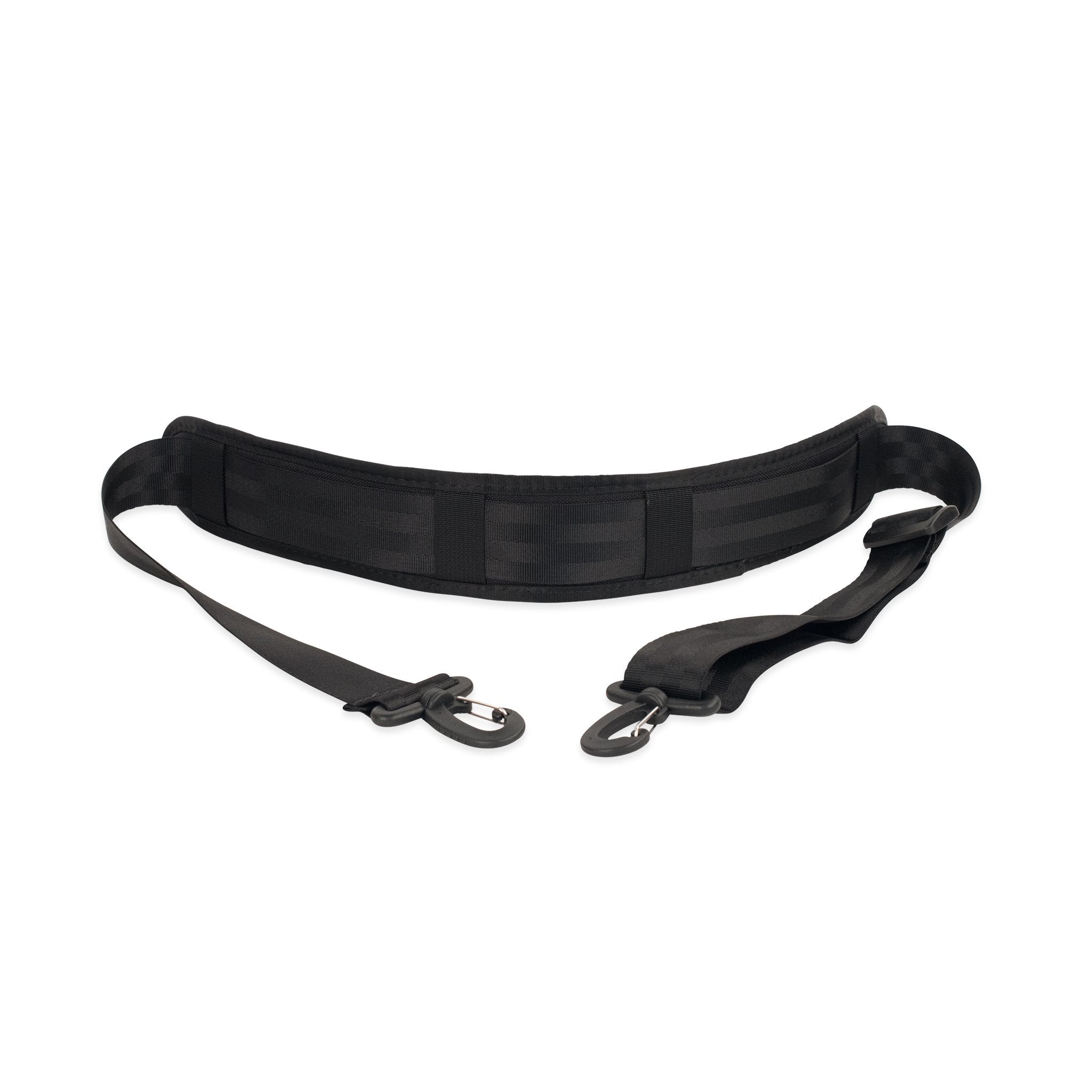 Black Color Padded Adjustable Up to 54 Length Shoulder Strap with Swivel  Hook for Bags/Briefcases/Luggage 