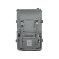 Front Product Shot of the Topo Designs Rover Pack Tech in "Charcoal" gray.