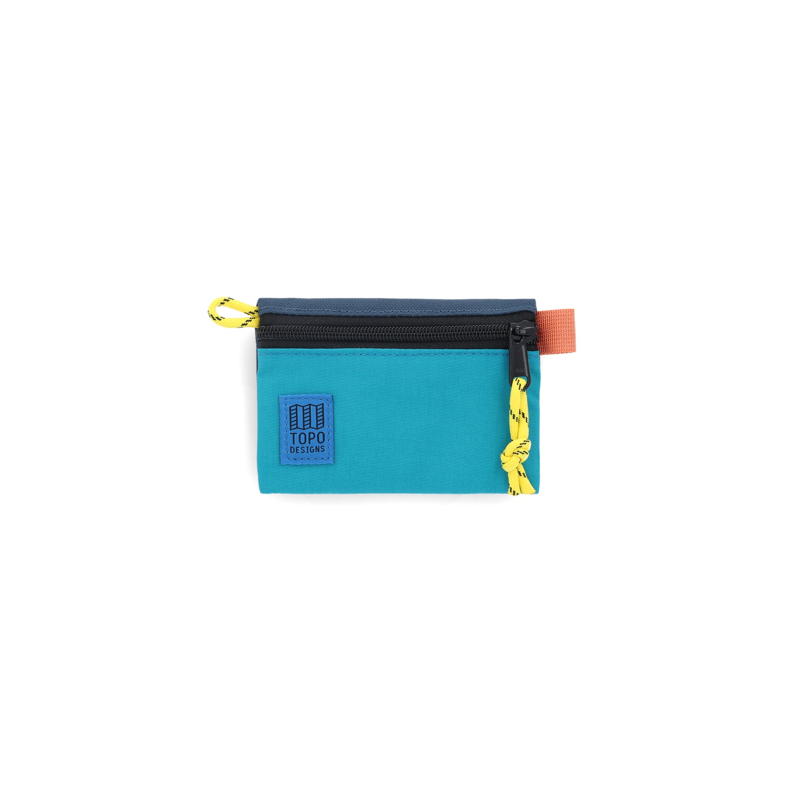 Topo Designs Accessory Bag in "Micro" "Tile Blue / Pond Blue - Recycled" nylon.