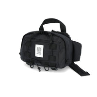 Topo Designs Mountain Hip Pack lumbar bum bag in "Black".