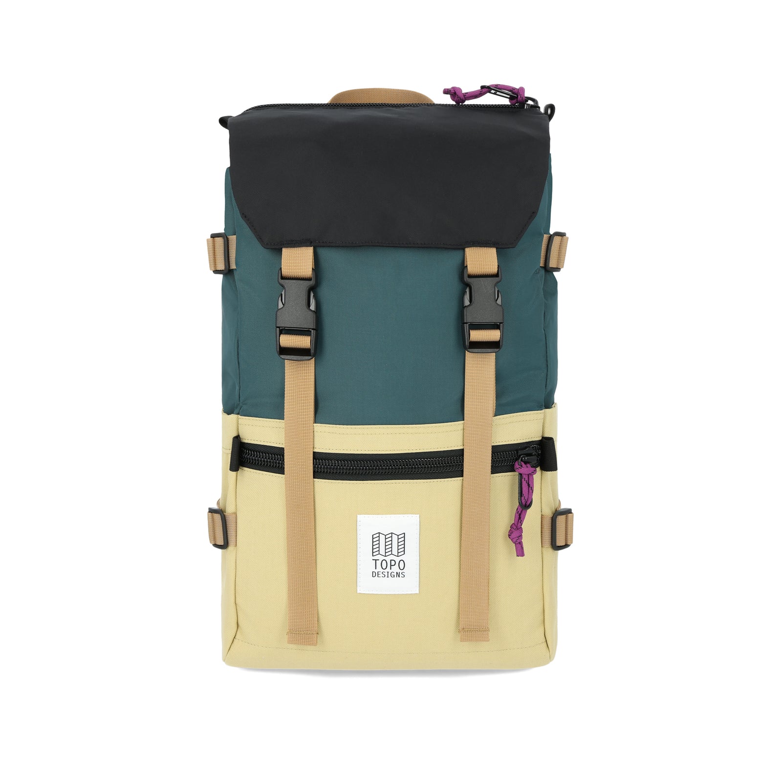 Topo Designs Rover Pack Classic laptop backpack in "Hemp / Botanic Green".