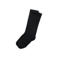 Topo Designs Tech Socks merino wool hiking socks in "Black".