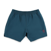 Topo Designs Women's Global lightweight quick dry travel Shorts in "Pond Blue".