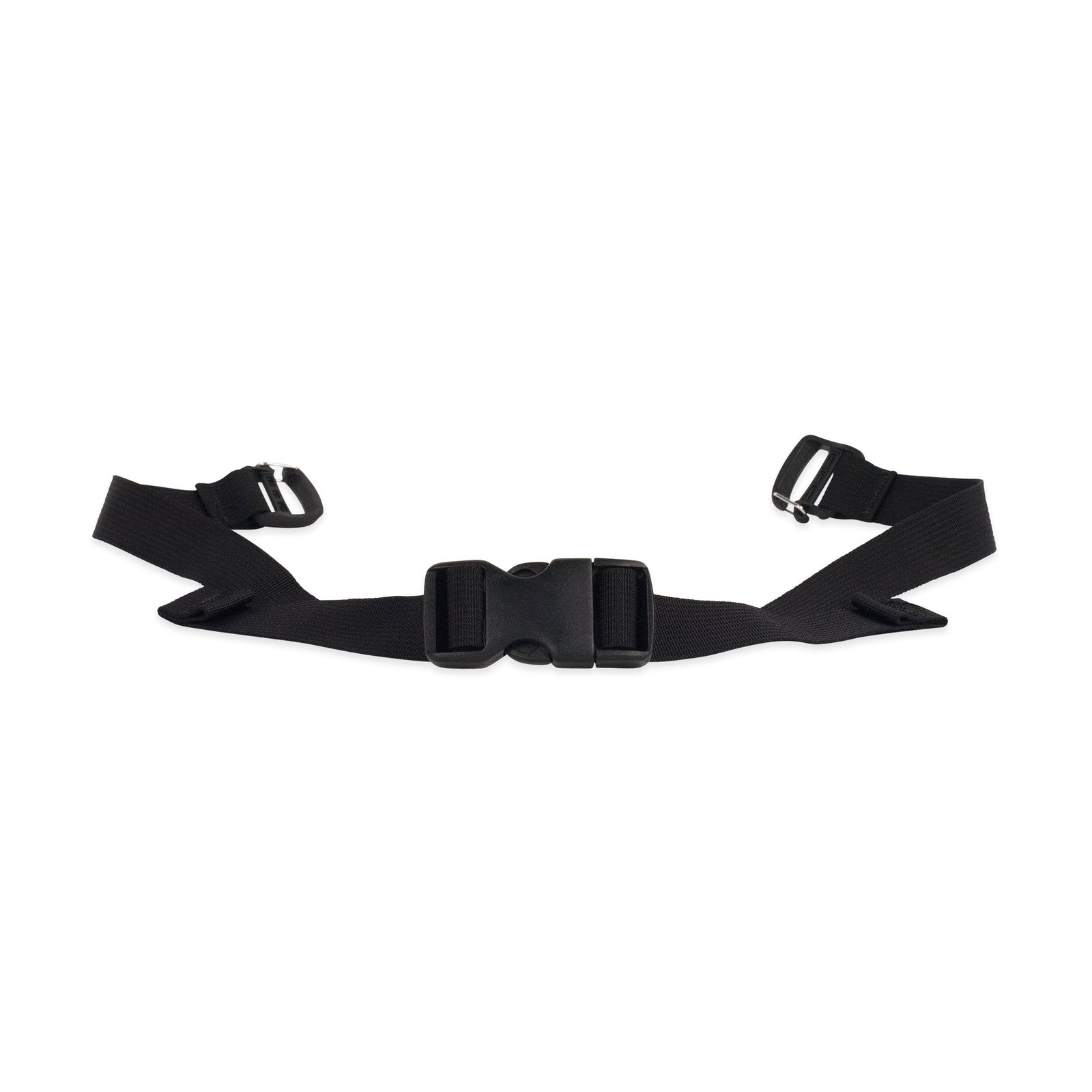 Product shot of Topo Designs Waist Strap in "Black" for backpacks.
