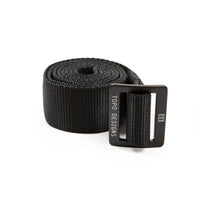 Topo Designs web belt in "black" with black buckle
