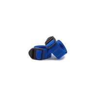 Topo Designs accessory gear straps in "Blue".