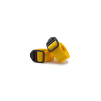 Topo Designs accessory gear straps in "Yellow".